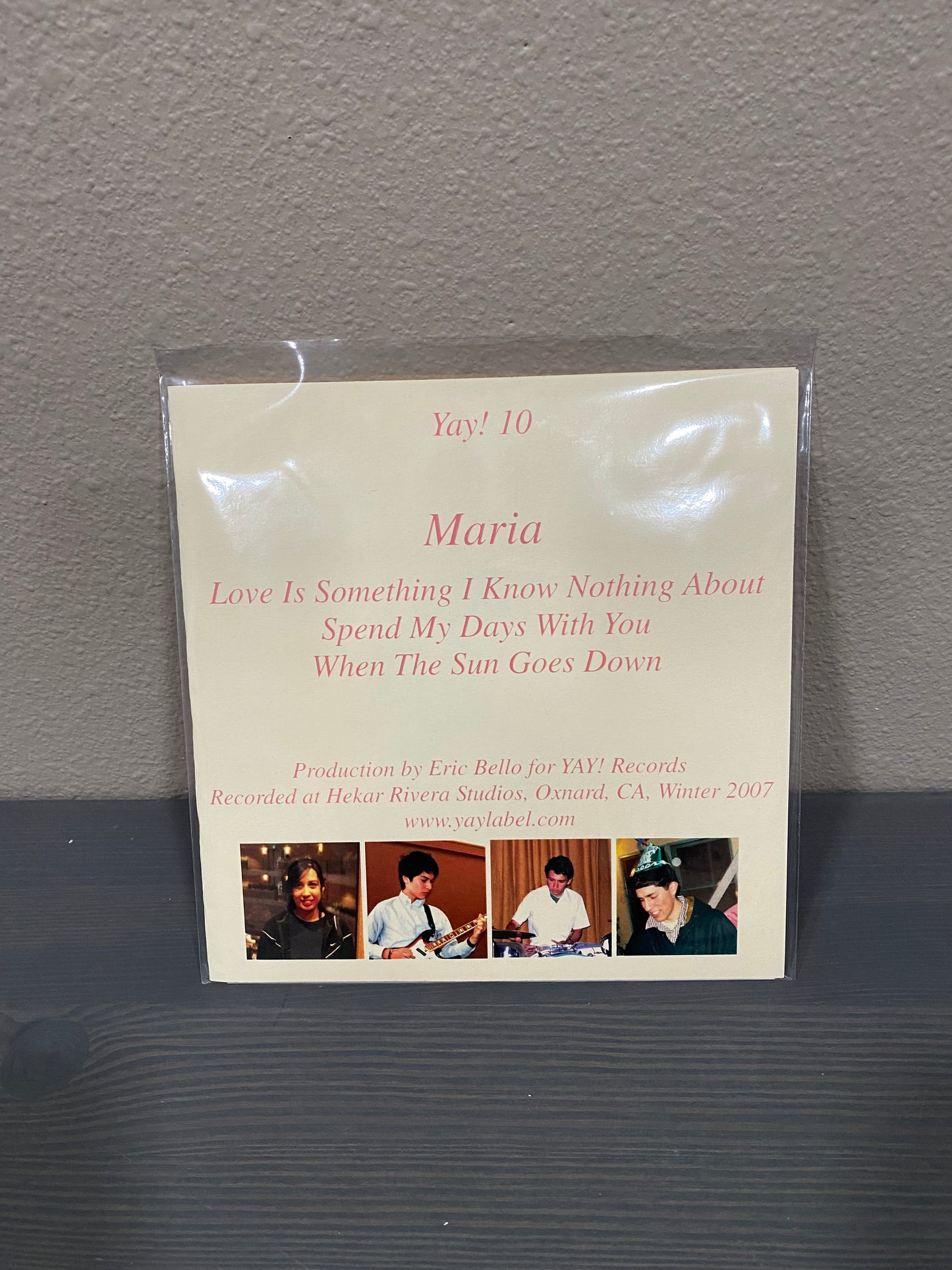 Maria "Love Is..." 7" YAY! Records INDIEPOP Sea Lions Catwalk C86 SARAH