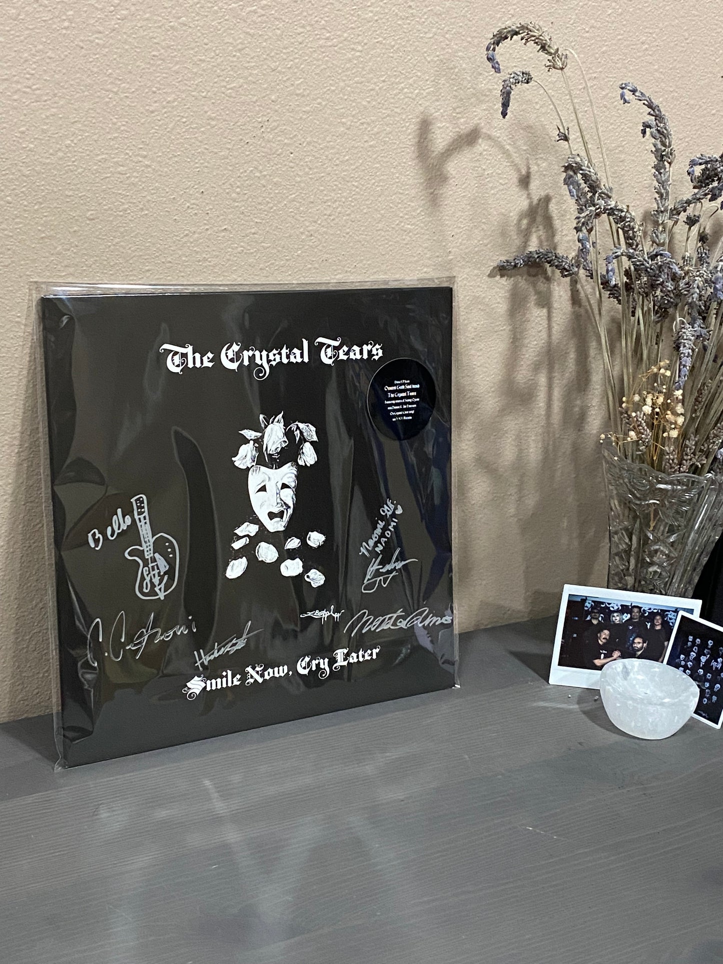 The Crystal Tears "Smile Now, Cry Later" 12" EP SIGNED YAY! Records SOLD OUT! GOTH SOUL CHICANO DREAMPOP