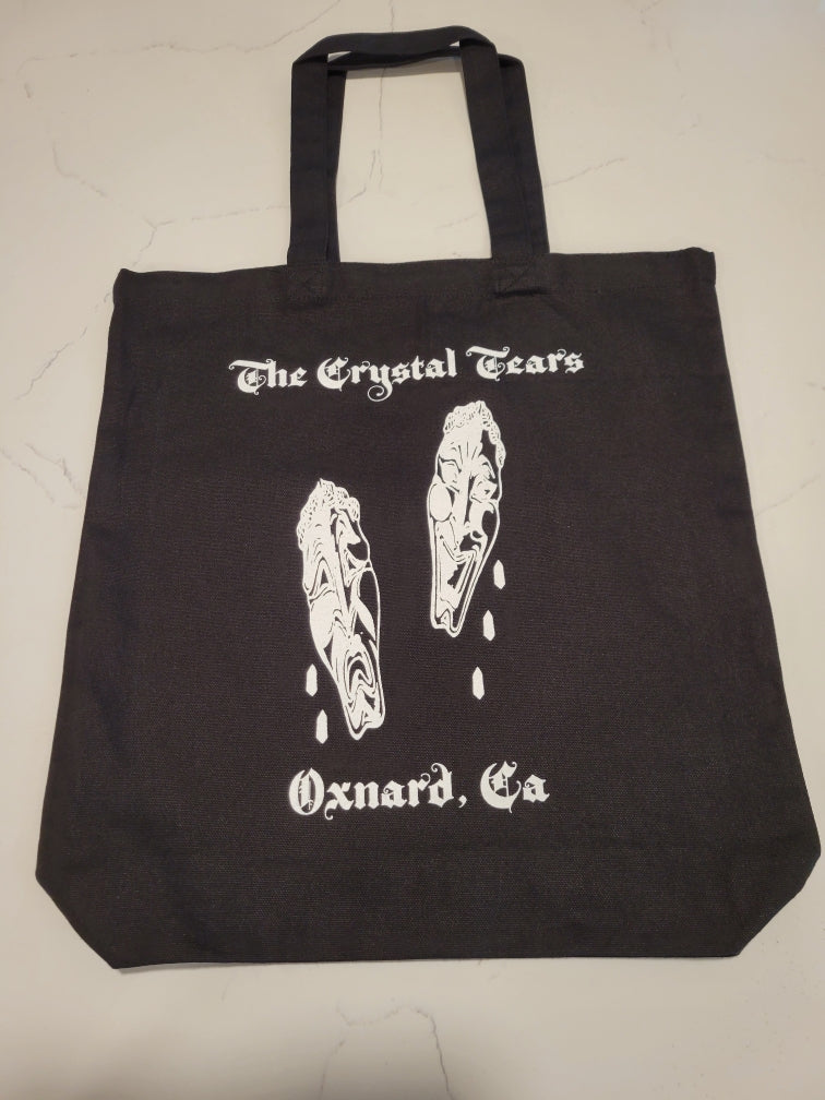 The Crystal Tears Black Tote Clowns Crying GOTHIC SOUL OXNARD