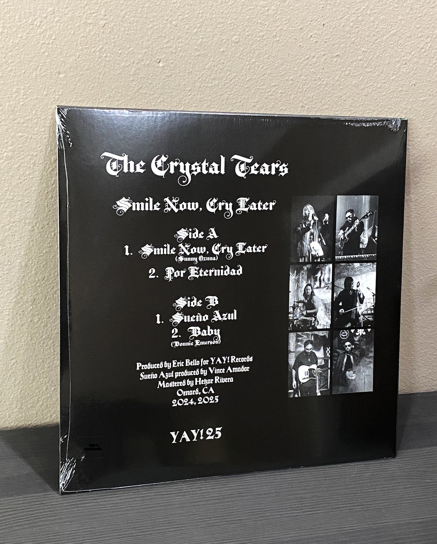 The Crystal Tears "Smile Now, Cry Later" 12" EP YAY! Records GOTH SOUL CHICANO DREAMPOP