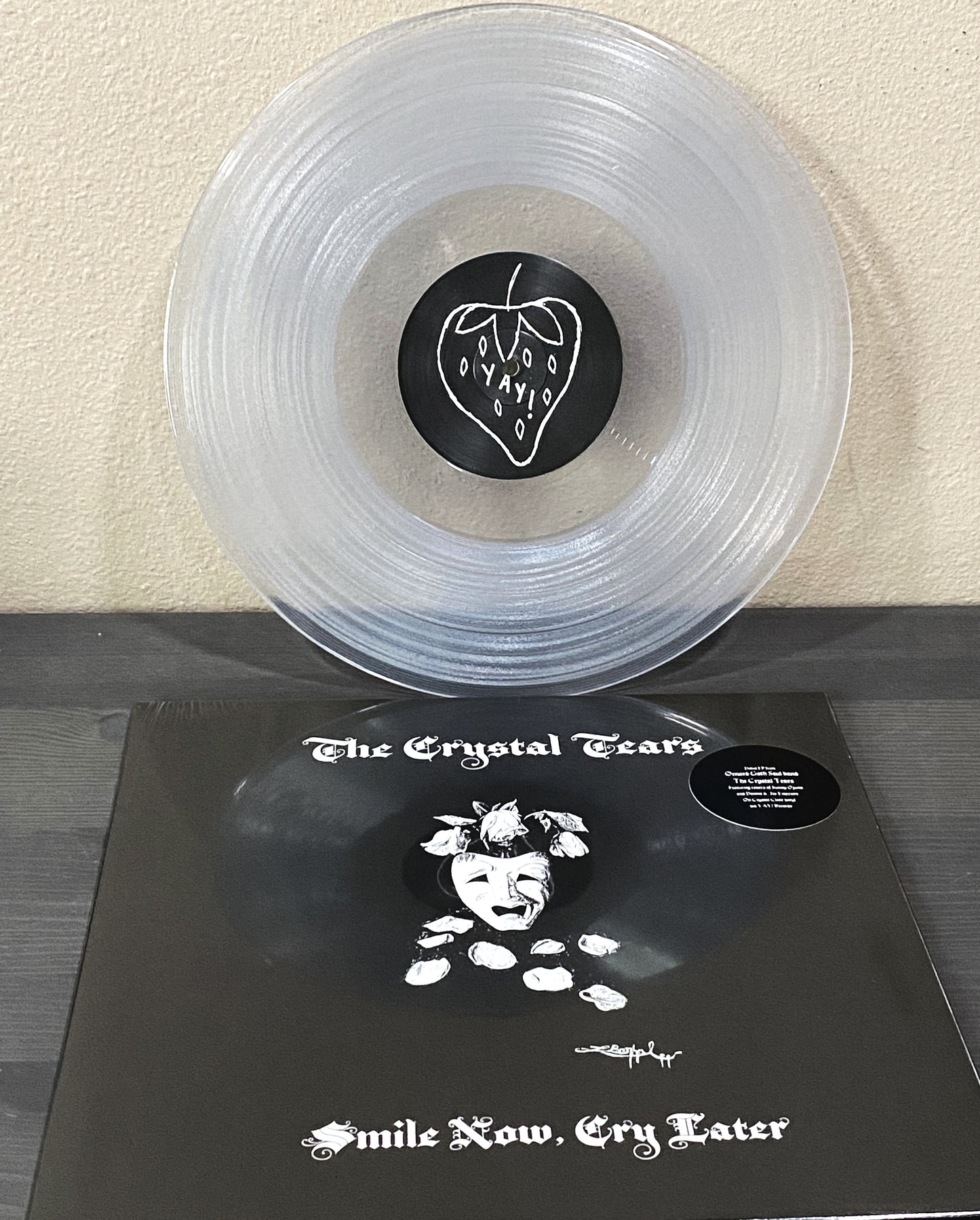 The Crystal Tears "Smile Now, Cry Later" 12" EP YAY! Records GOTH SOUL CHICANO DREAMPOP