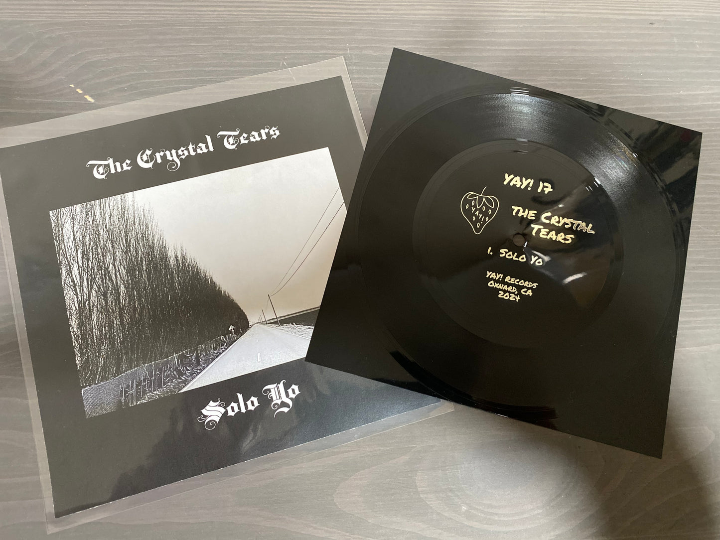 The Crystal Tears "Solo Yo" 7" Flexi Disc YAY! Records GOTHIC SOUL GROOVE