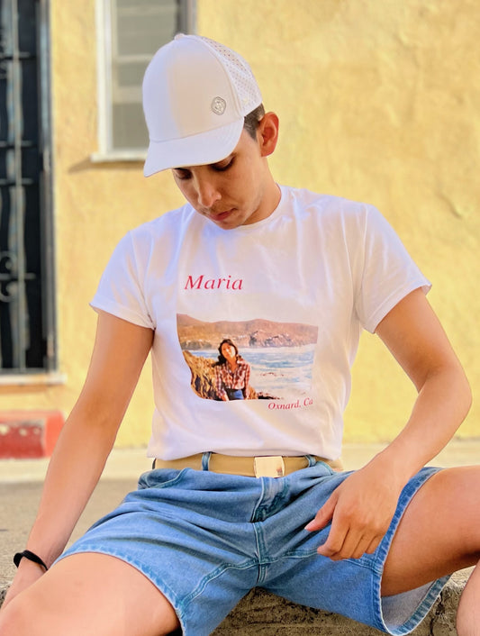 Maria Love Is White Short Sleeve T Shirt